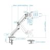 Tooq DB4032TNR-W Soporte mesa monitor/tv 17-32" Bc