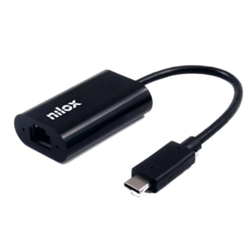 Nilox Adaptador usb-c a rj45 Gigabit Nilox Adaptador usb-c a rj45 Gigabit