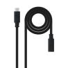 Nanocable Cable USB 3.2 GEN2x2 100W C/M-H 1,5 m