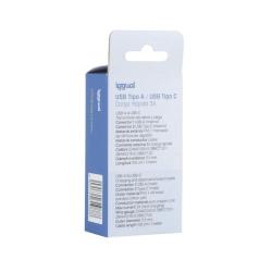 iggual Cable USB-A a tipo C 3A 100 cm trenzado