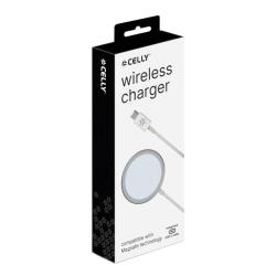 Celly Cargador MAGSAFE 15w Blanco