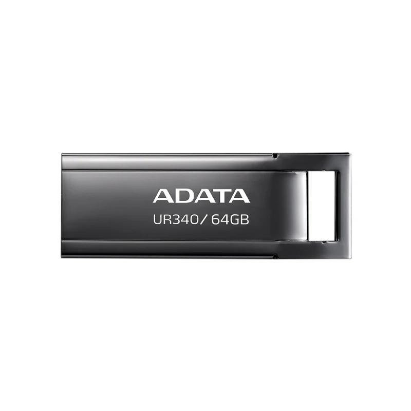 ADATA Lapiz USB UR340 64GB USB 3.2 Metal Black ADATA Lapiz USB UR340 64GB USB 3.2 Metal Black