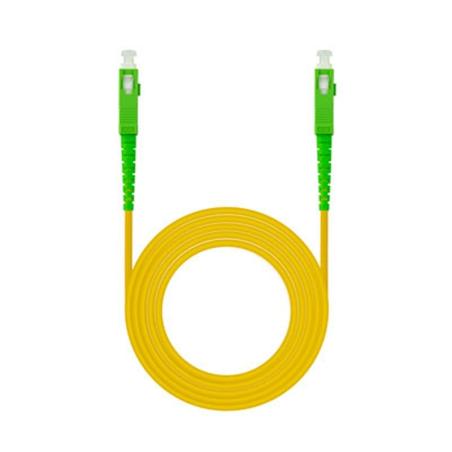 Nanocable Cable fibra SC/APC LSZH Amarillo 1m