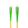 Nanocable Cable fibra SC/APC LSZH Amarillo 10m