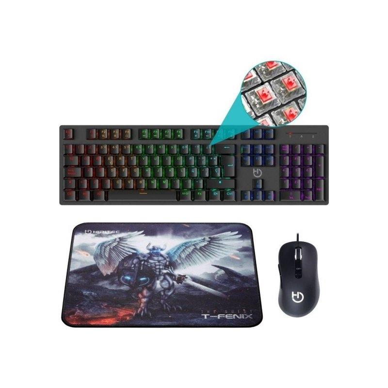 Hiditec Combo Gaming GK400 Tecl+Rat+Alfombrilla Hiditec Combo Gaming GK400 Tecl+Rat+Alfombrilla