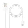 Nanocable Cable de datos/carga LIGHTNING/USB 2 M