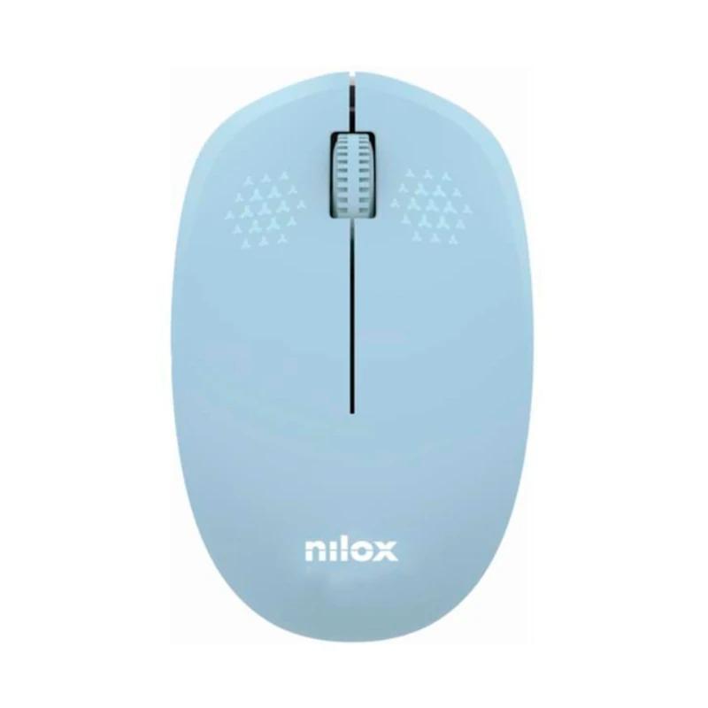Nilox Ratón Wireless, 1000 DPI, 3 botones, Azul Nilox Ratón Wireless, 1000 DPI, 3 botones, Azul