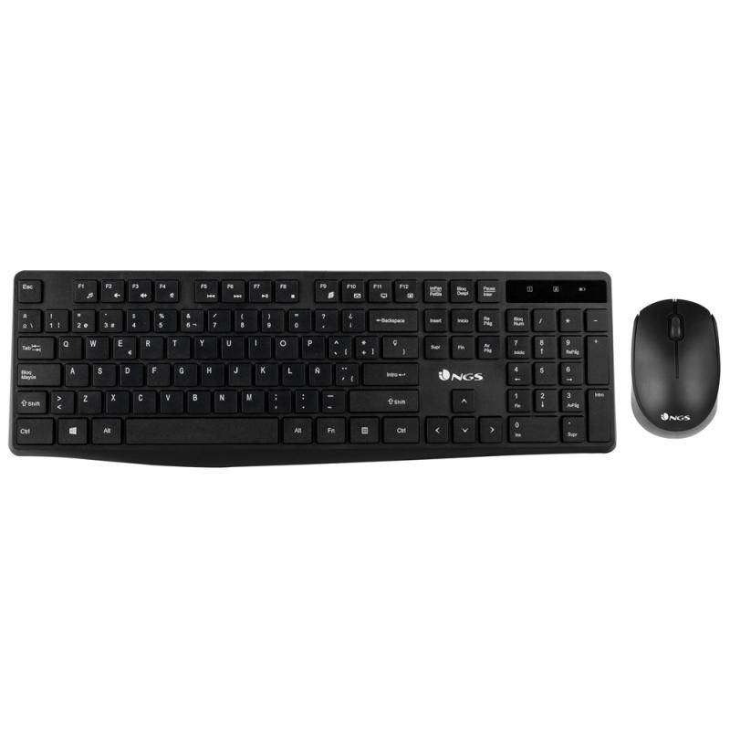 NGS Kit Teclado + Ratón Inalambricos 2,4GHZ / Tecl NGS Kit Teclado + Ratón Inalambricos 2,4GHZ / Tecl