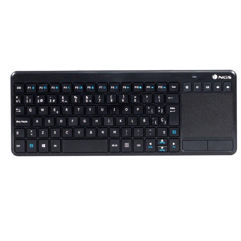 NGS Teclado inalámbrico con Touchpad Multimedia 2. NGS Teclado inalámbrico con Touchpad Multimedia 2.