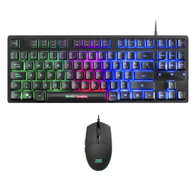 Mars Gaming MCPTKLES Tecl+Rat RGB H-mech Mars Gaming MCPTKLES Tecl+Rat RGB H-mech