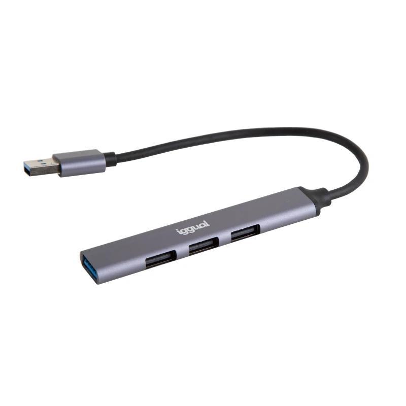 iggual Hub USB 3 puertos USB 2.0 + 1 USB 3.0 THIN iggual Hub USB 3 puertos USB 2.0 + 1 USB 3.0 THIN