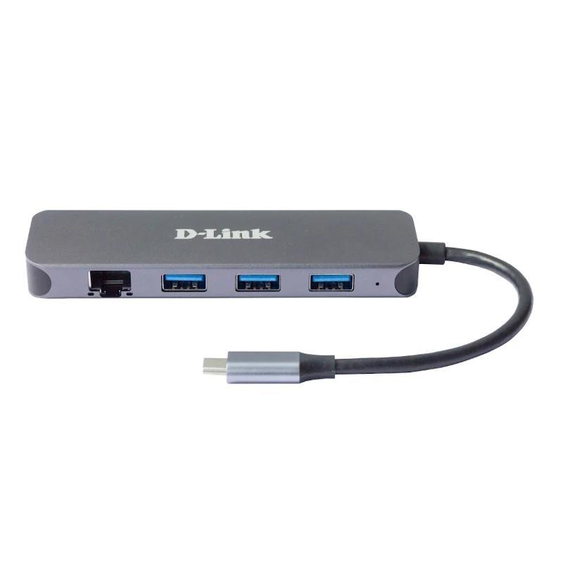 D-Link DUB-2334 5-in-1 USB-C Hub GbE/PD D-Link DUB-2334 5-in-1 USB-C Hub GbE/PD