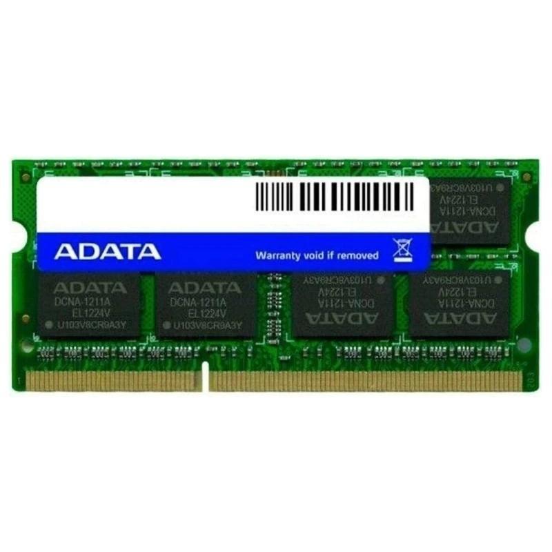 ADATA ADDS1600W8G11-S DDR3L SODIMM 8GB 1600MHz ADATA ADDS1600W8G11-S DDR3L SODIMM 8GB 1600MHz