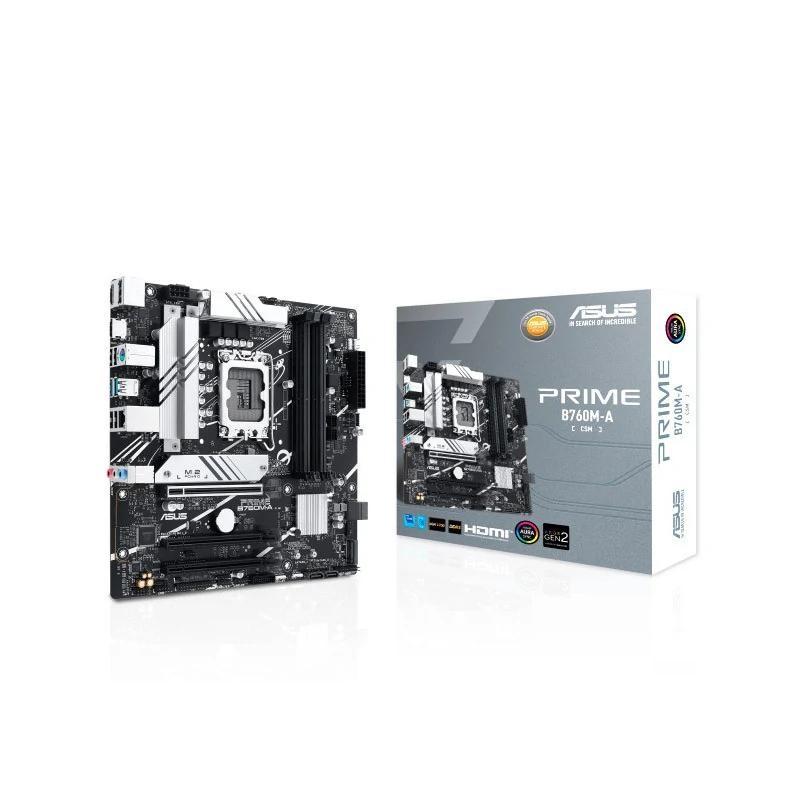ASUS Placa Base PRIME B760M-A-CSM DDR4 mATX 1700 ASUS Placa Base PRIME B760M-A-CSM DDR4 mATX 1700