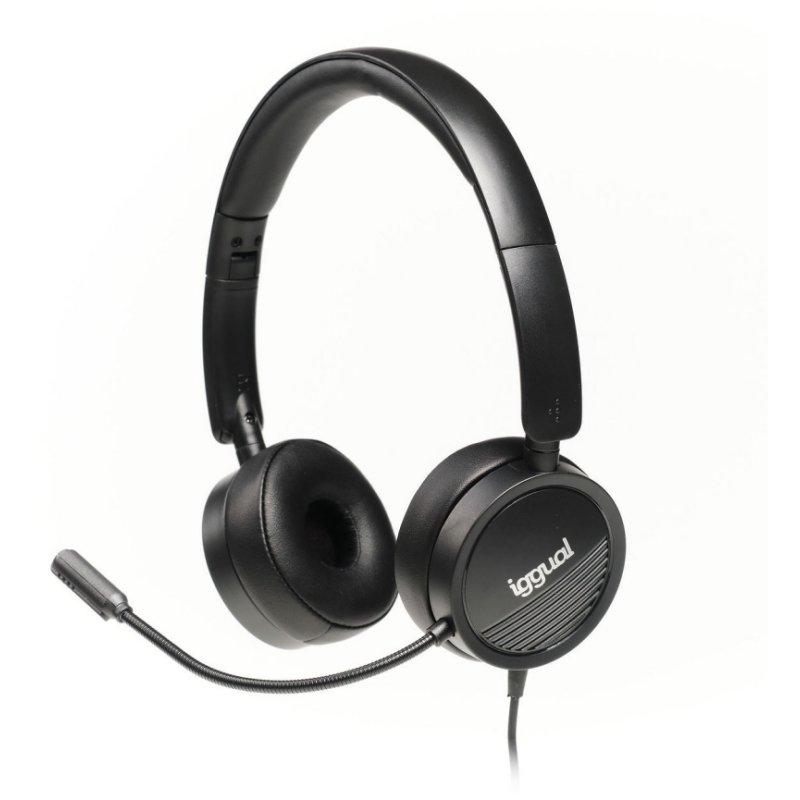 iggual Auriculares con micro Dual Tech USB/3,5 mm iggual Auriculares con micro Dual Tech USB/3,5 mm