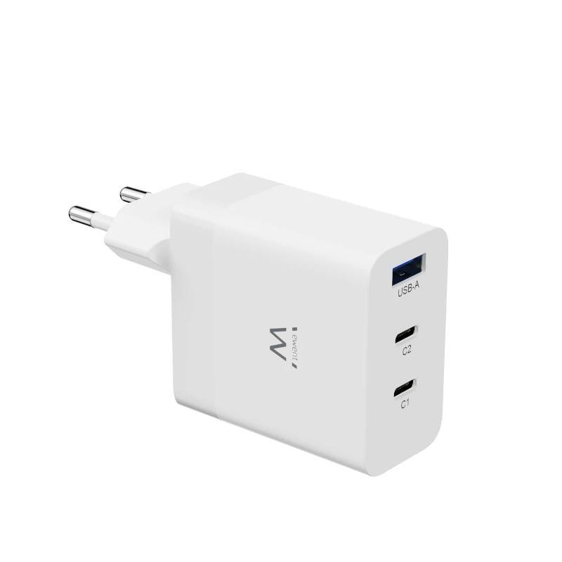 EWENT Cargador carga rapido 65w usb-c y usb-a EWENT Cargador carga rapido 65w usb-c y usb-a